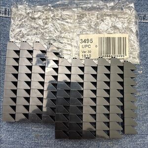2000 Lego 3495 2x2 Roof Tile Steep Sloped Black
